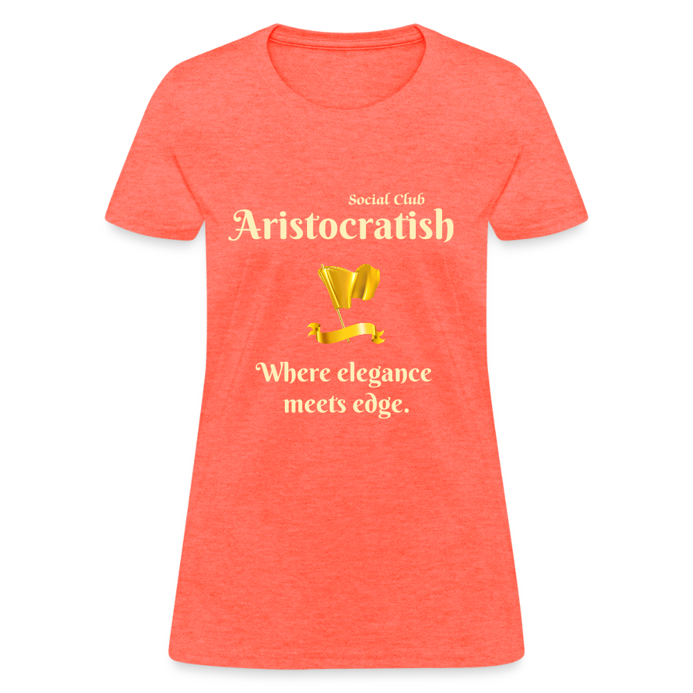 Aristocratish Social Club: Elegance Meets Edge - heather coral